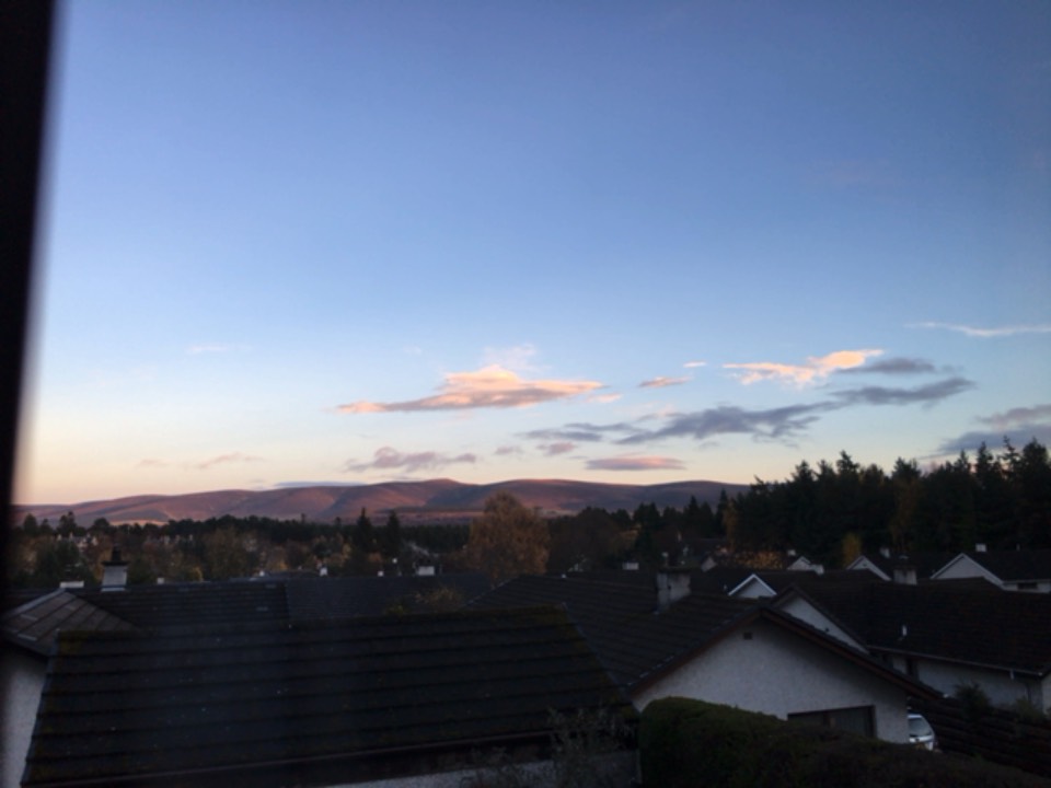 Grantown on Spey, Moray, Sunset ...