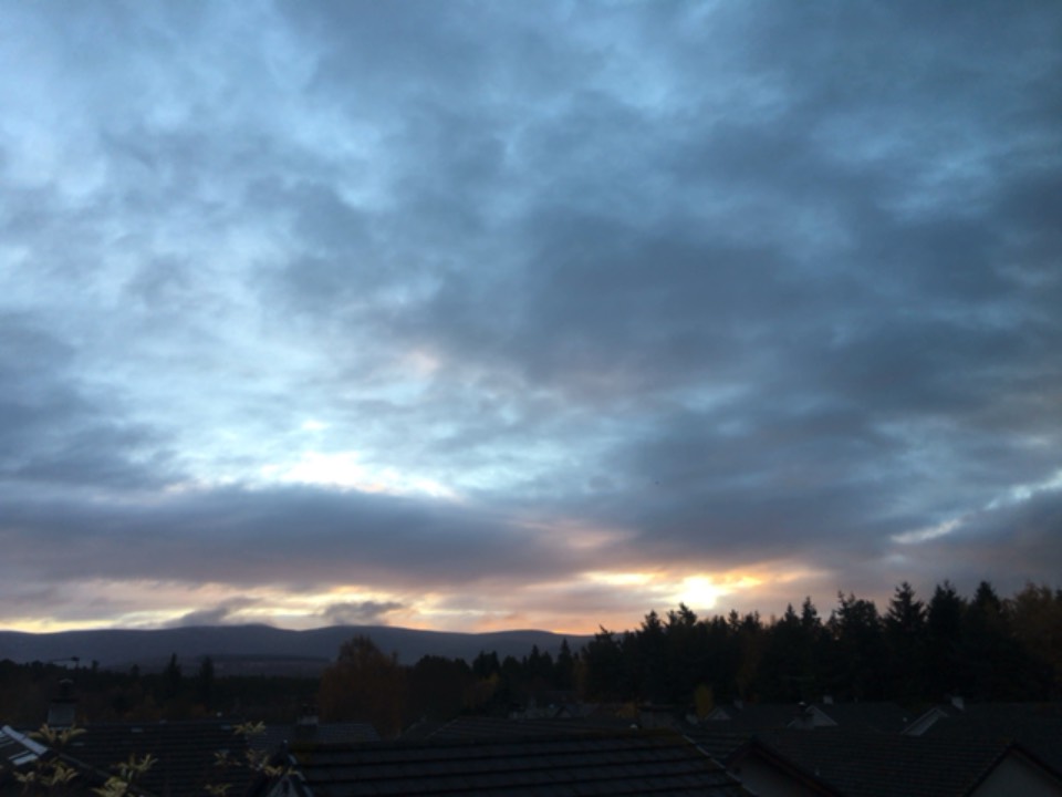 Grantown on Spey, Moray, Sunrise ...