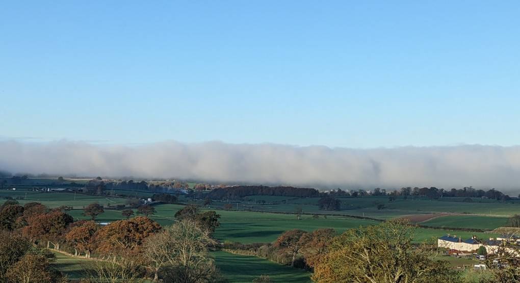 BRAMPTON, Cumbria, Fog Bank...