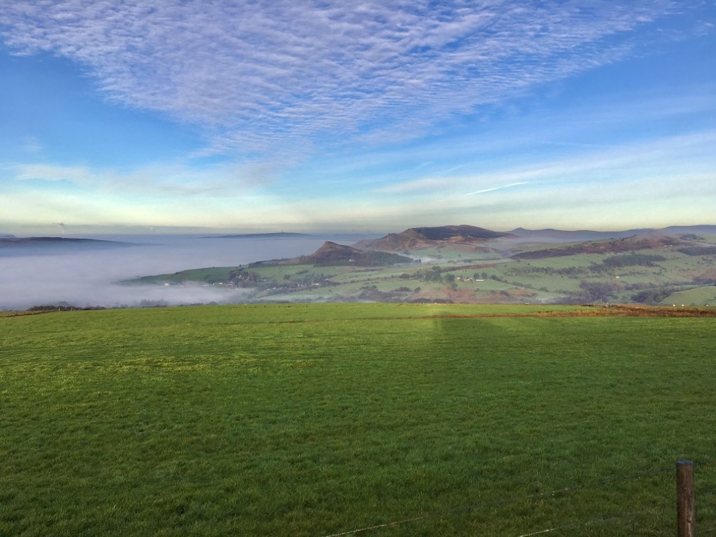 leek, staffordshire, fog in the valley...