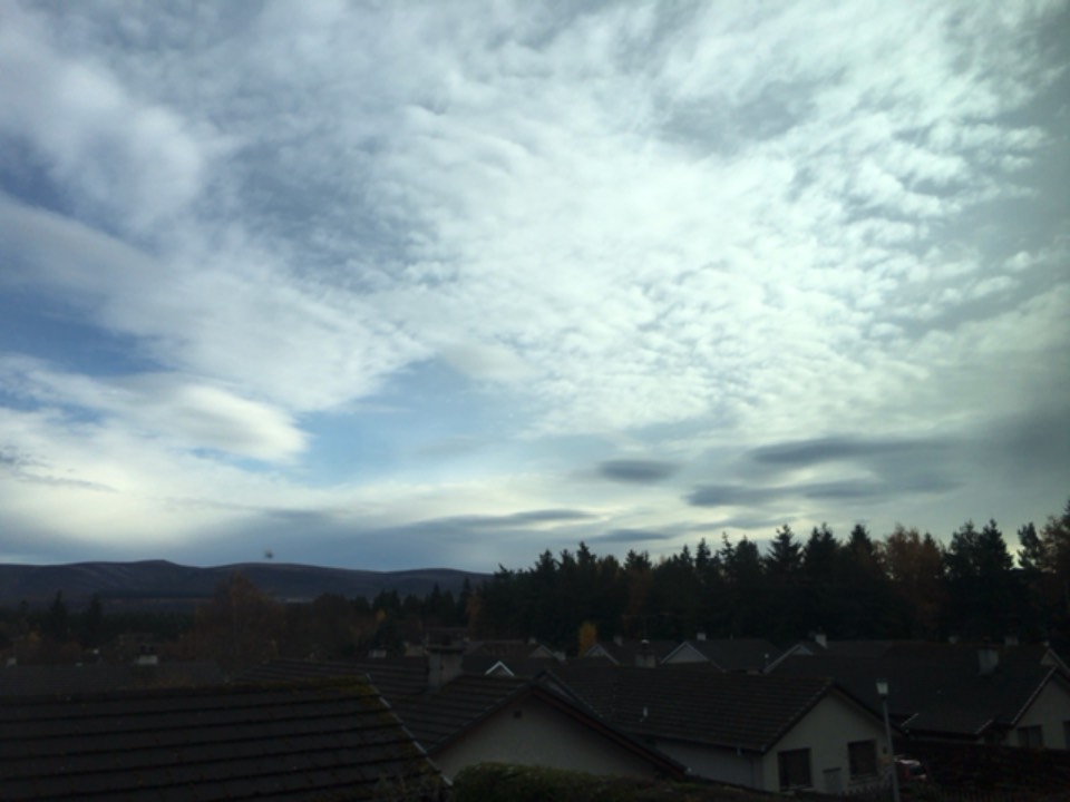 Grantown on Spey, Moray, Nice clouds ...