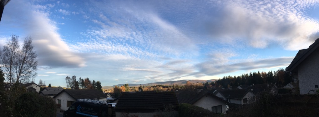 Grantown on Spey, Moray, Nice clouds again.... ...
