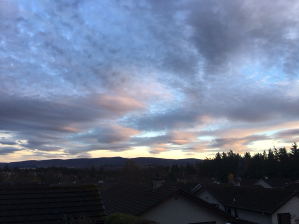 Grantown on Spey, Moray, Sunset ...