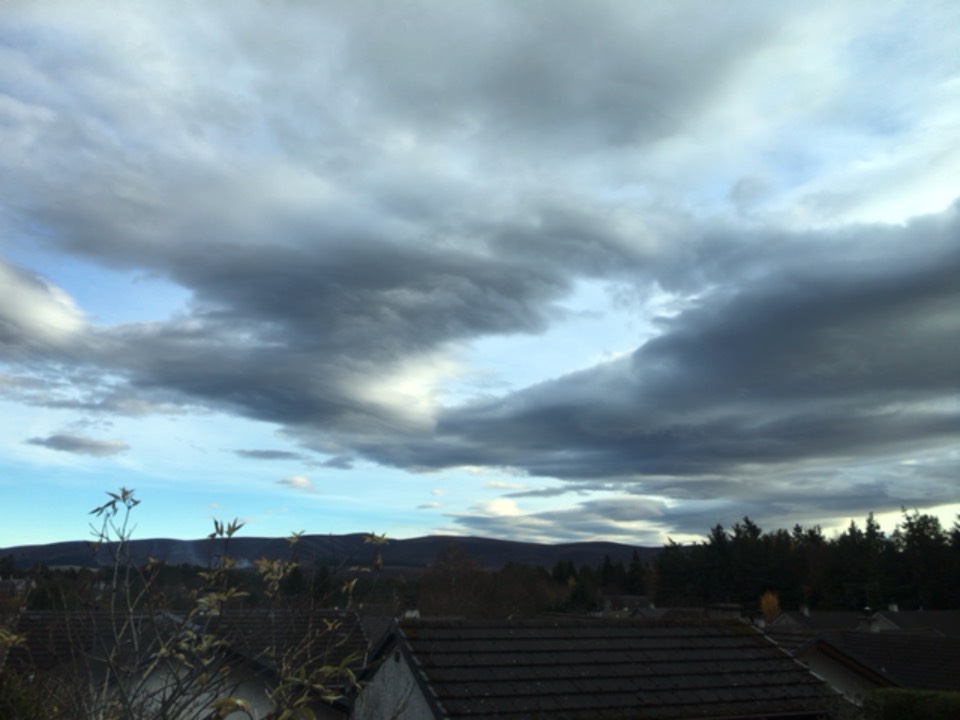 Grantown on Spey, Moray, Clouds ...