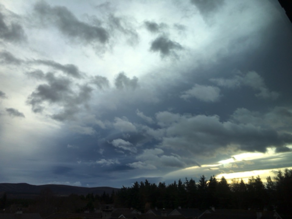 Grantown on Spey, Moray, Clouds ...