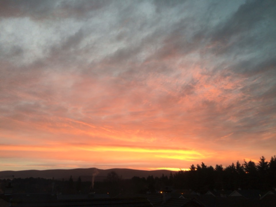 Grantown on Spey, Moray, Sunrise ...