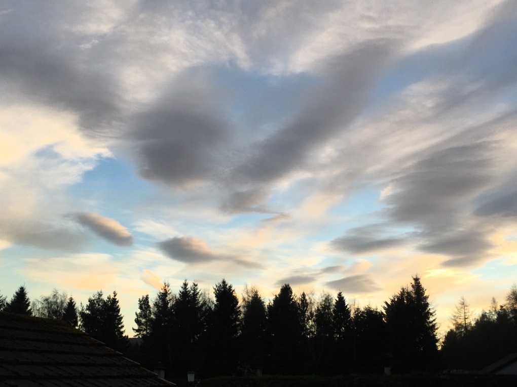 Grantown on Spey, Moray, Sunset ...