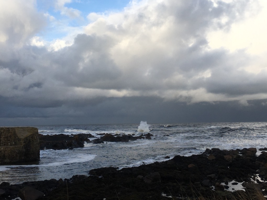 Banff, , Wild seas ...