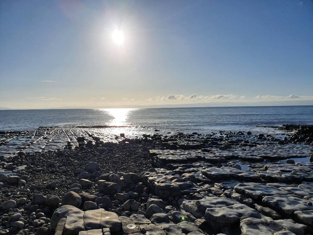 Llantwit Major, Vale of Glamorgan, Winter mellow ...