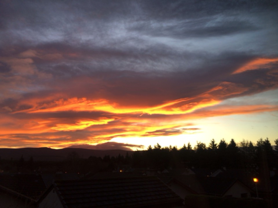 Grantown on Spey, Moray, Sunrise ...