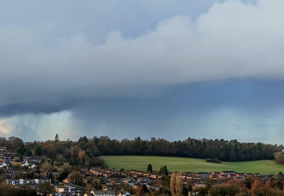 Berkhamsted, Herts, Shower in the distance...
