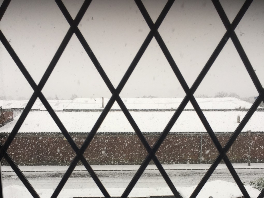 Blackburn, Lancashire, Heavy snow on  2  January 2021...