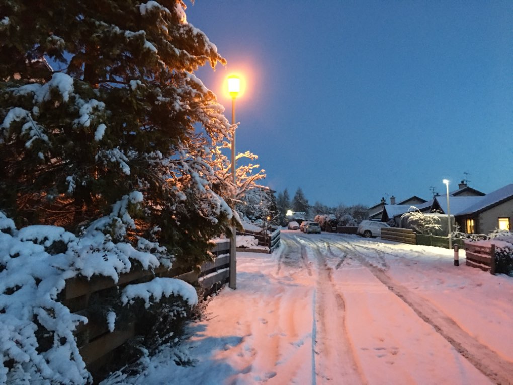 Grantown on Spey, Moray, More snow ...
