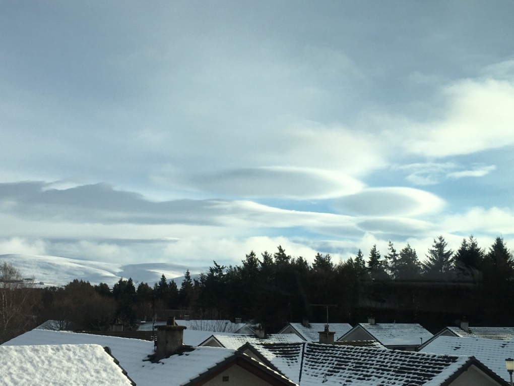 Grantown on Spey, Highland, Nice clouds ...