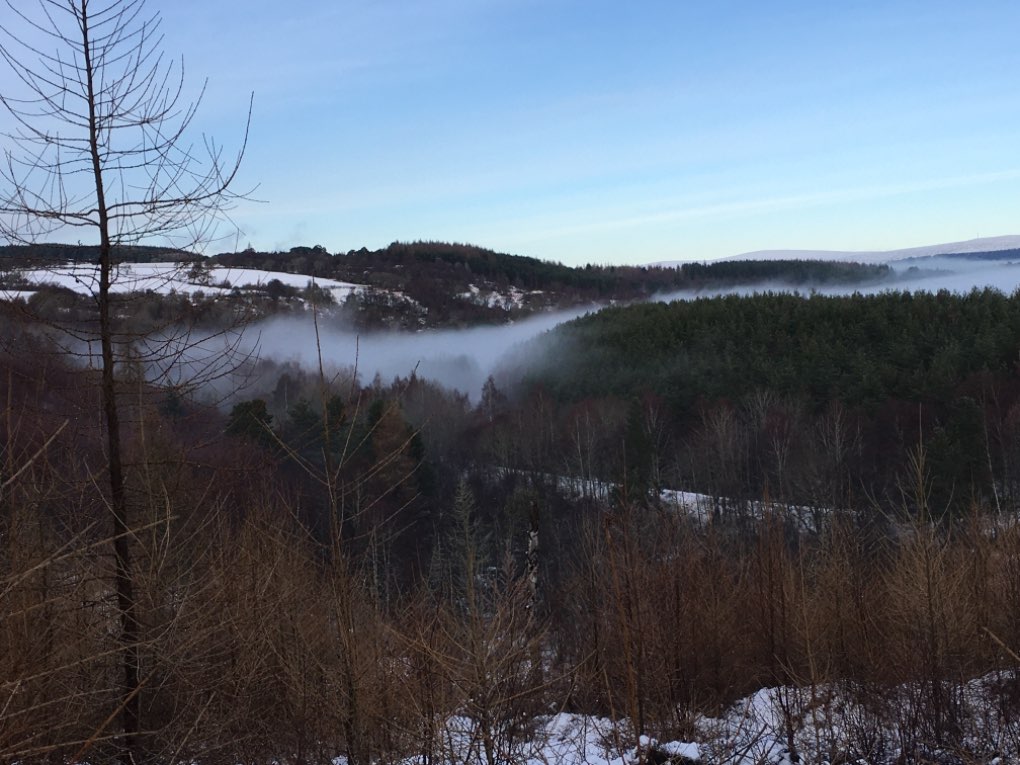Grantown on Spey, , Inversion in the valley ...