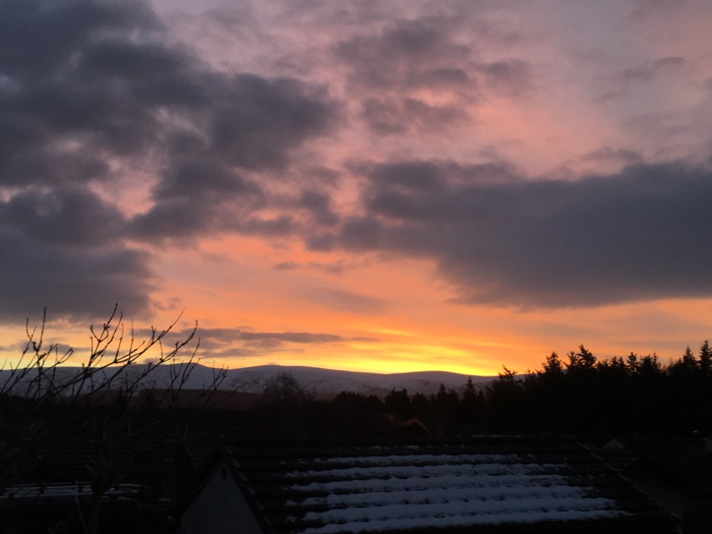 Grantown on Spey, , Sunrise ...