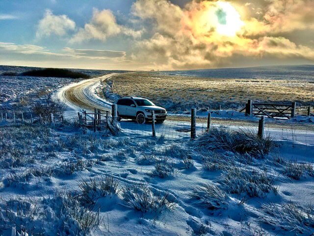 Snow near to Leek, Staffs. Posted by toppiker60