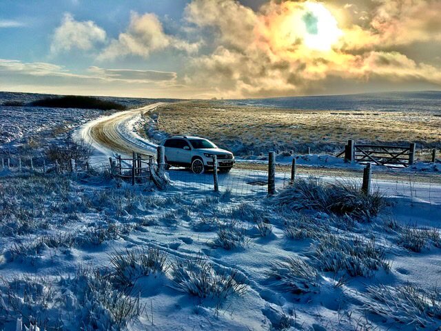 leek, staffordshire, snow back again this morning....