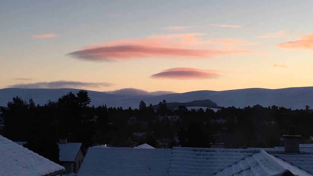 Grantown on Spey, , Morning sky from Grantown on Spey...