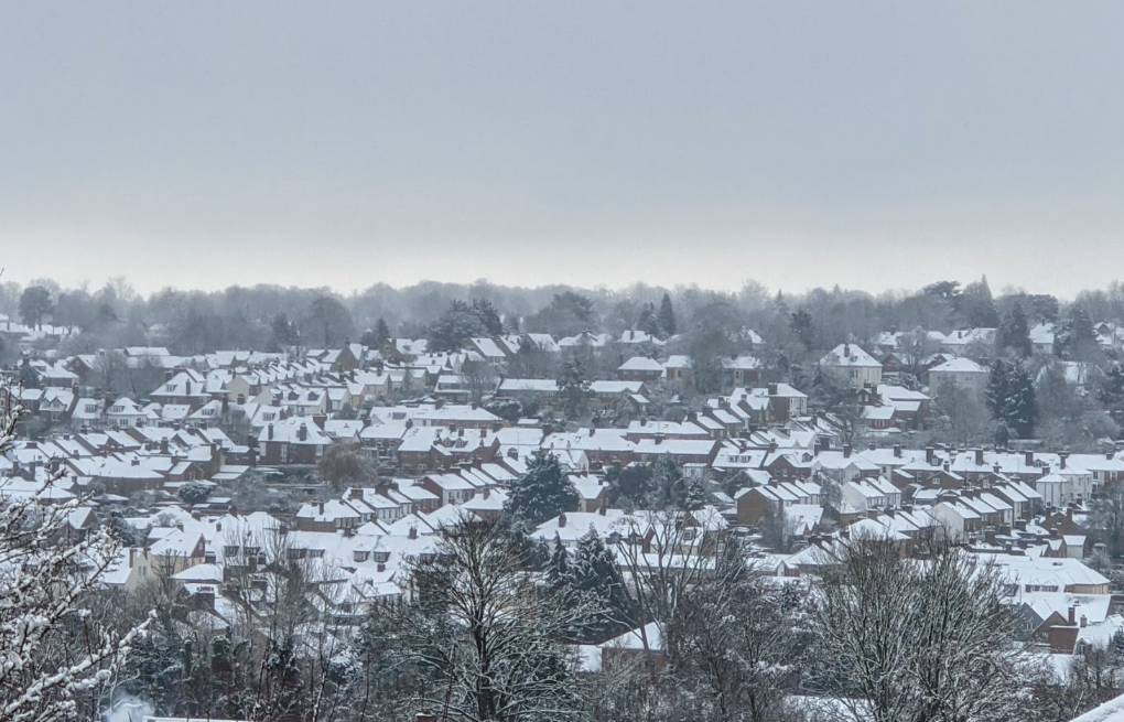 Berkhamsted, Herts, Snowy vista...