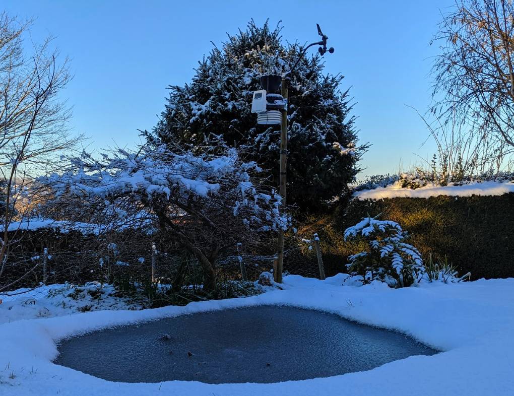 Berkhamsted, Herts, Wintry scene...