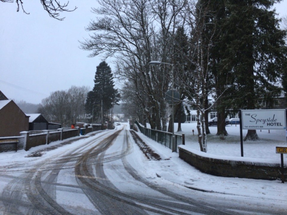 Grantown on Spey, Highland, Snowy morning ...