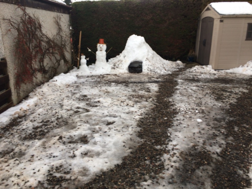 Grantown on Spey, Highland, Thawing! :-(...