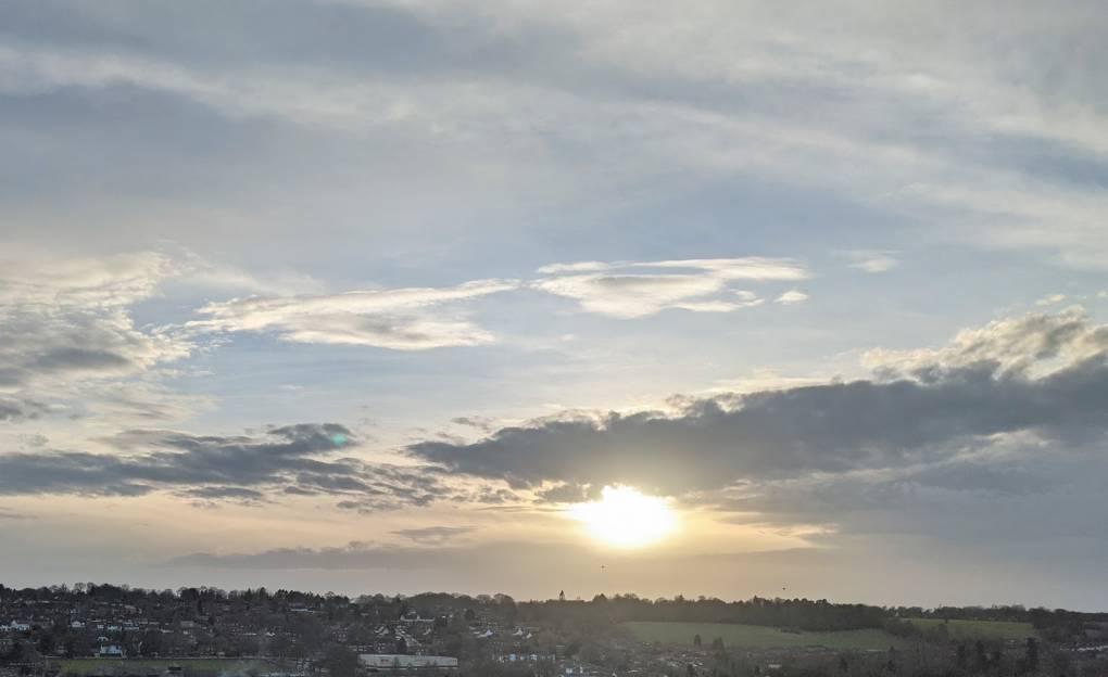 Berkhamsted, Herts, Fair weather...