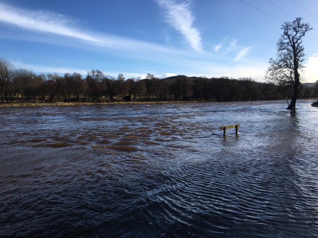 Grantown on Spey, , Snow melt ...