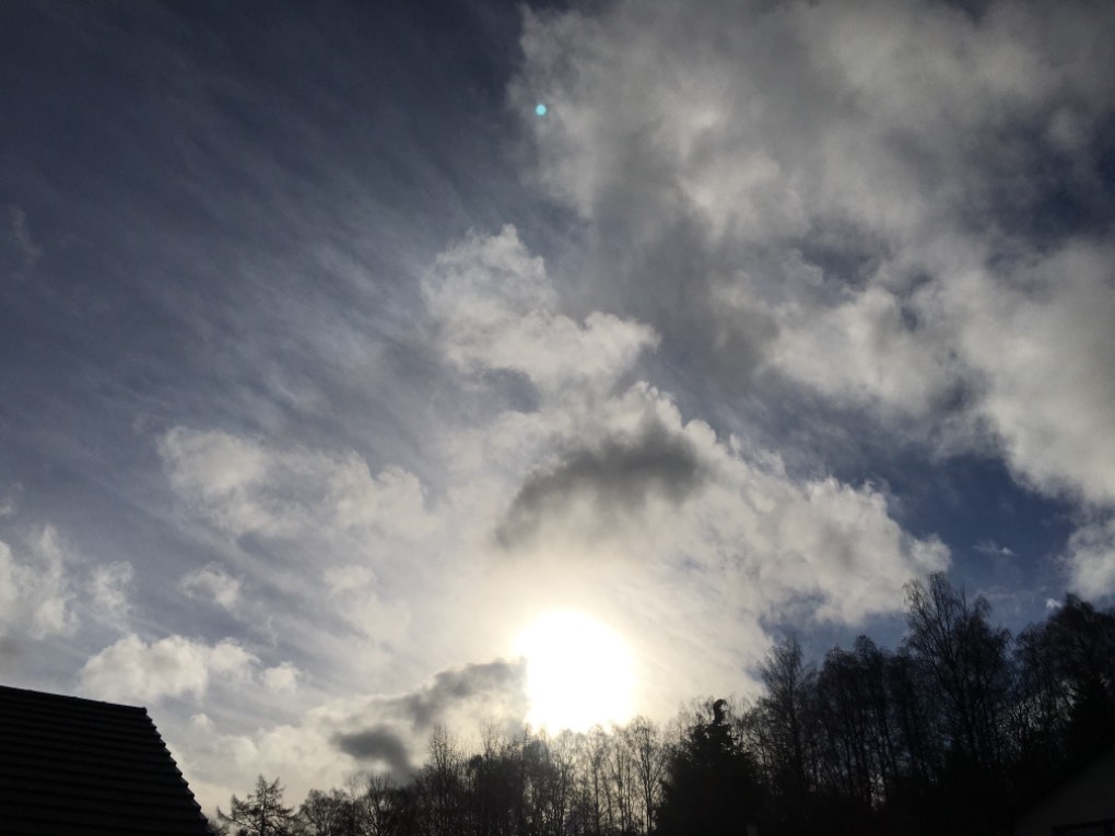 Grantown on Spey, , A halo - maybe? ...