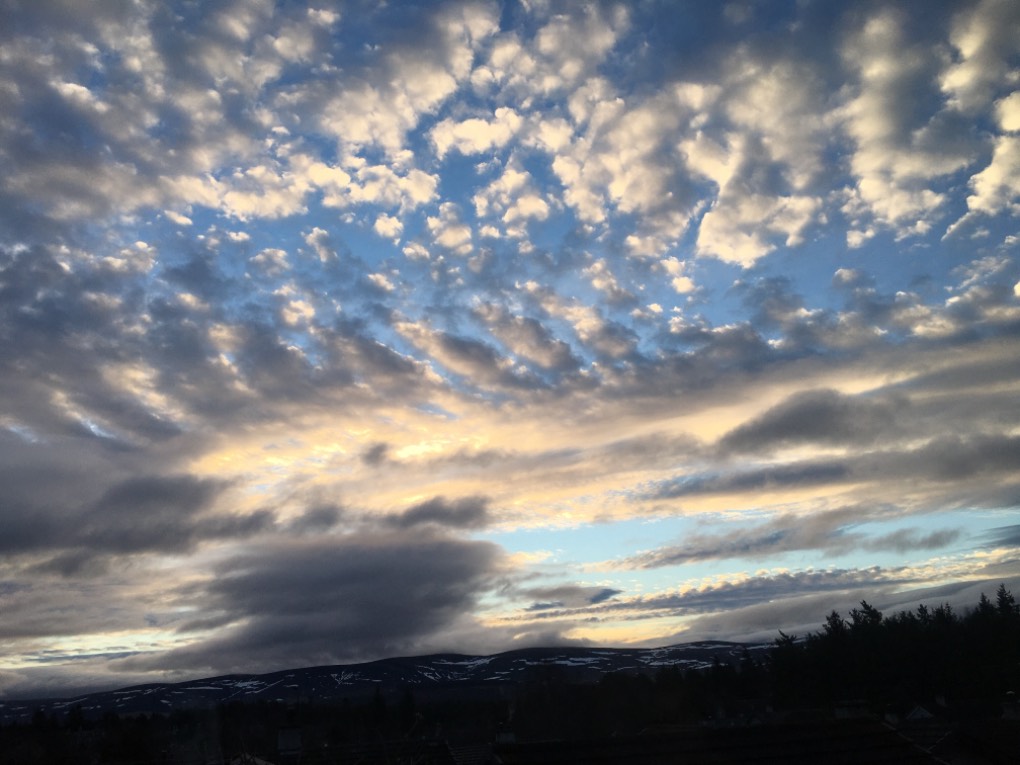 Grantown on Spey, , Just before sunrise ...