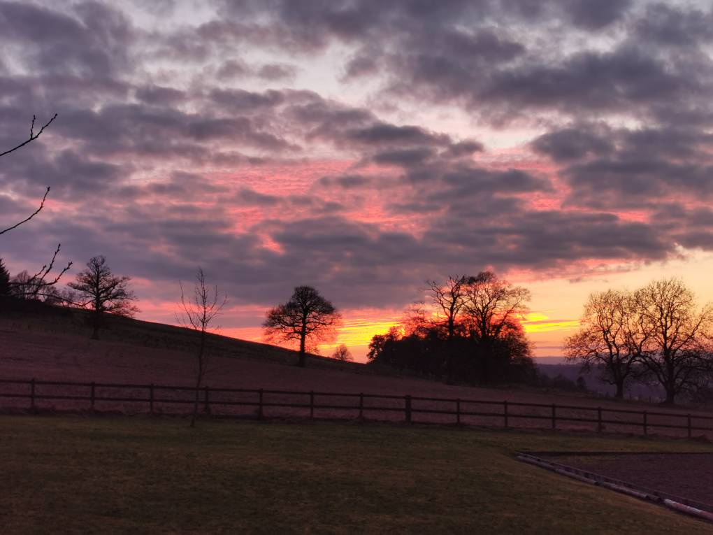 Auchterarder, , Red Sky at night...
