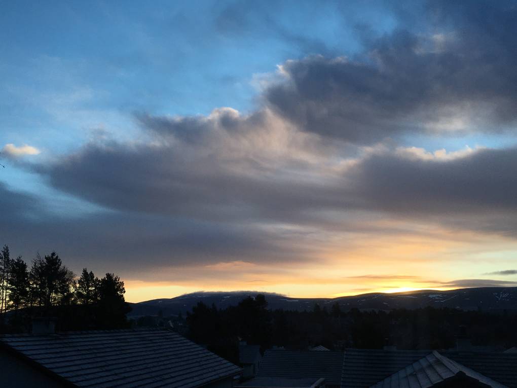Grantown on Spey, , This morning's sunrise (Saturday)...