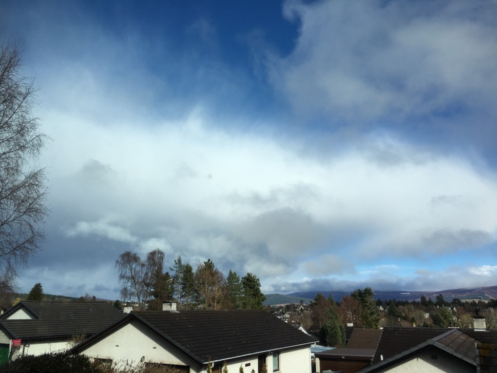 Grantown on Spey, , Nice clouds! ...