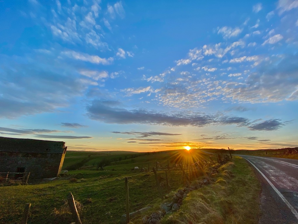 leek, staffordshire, last bit of the evening sun.....