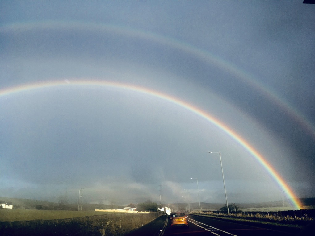 Rainbow Burnley, Lancashire,UK, sent by ah.kempsey