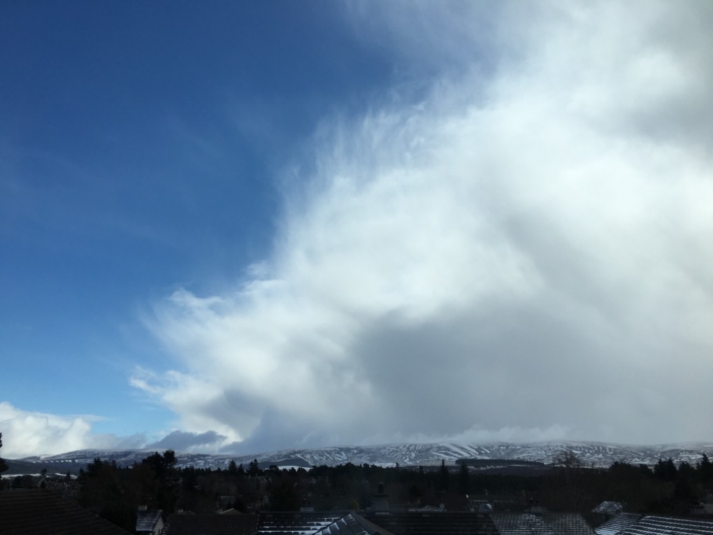 Grantown on Spey, , Big cloud! ...