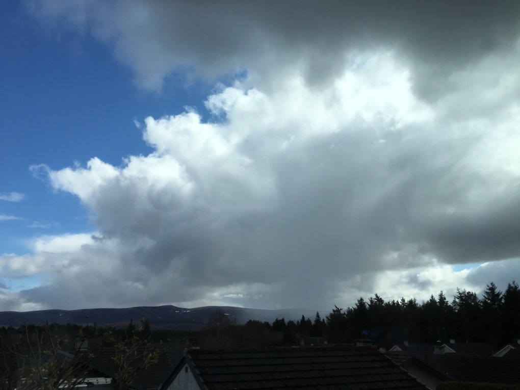 Grantown on Spey, , Passing shower ...