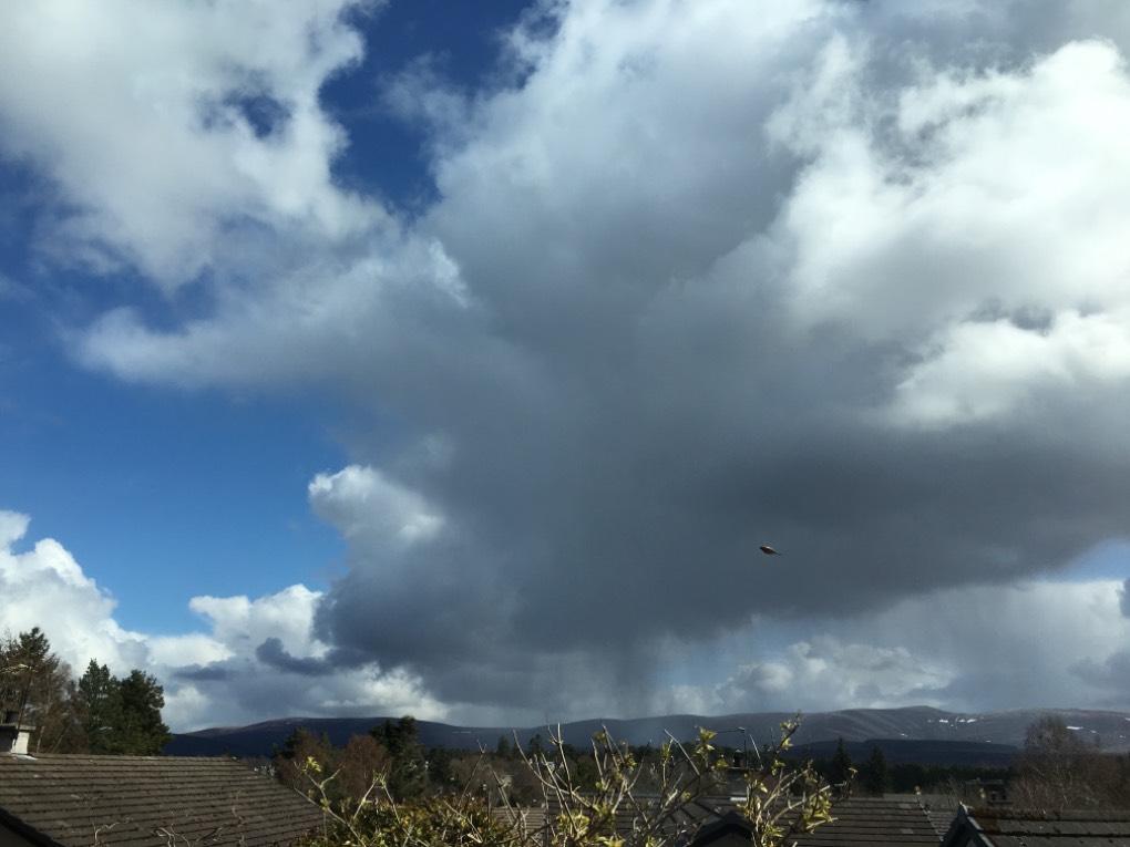 Grantown on Spey, , Another big cloud ...