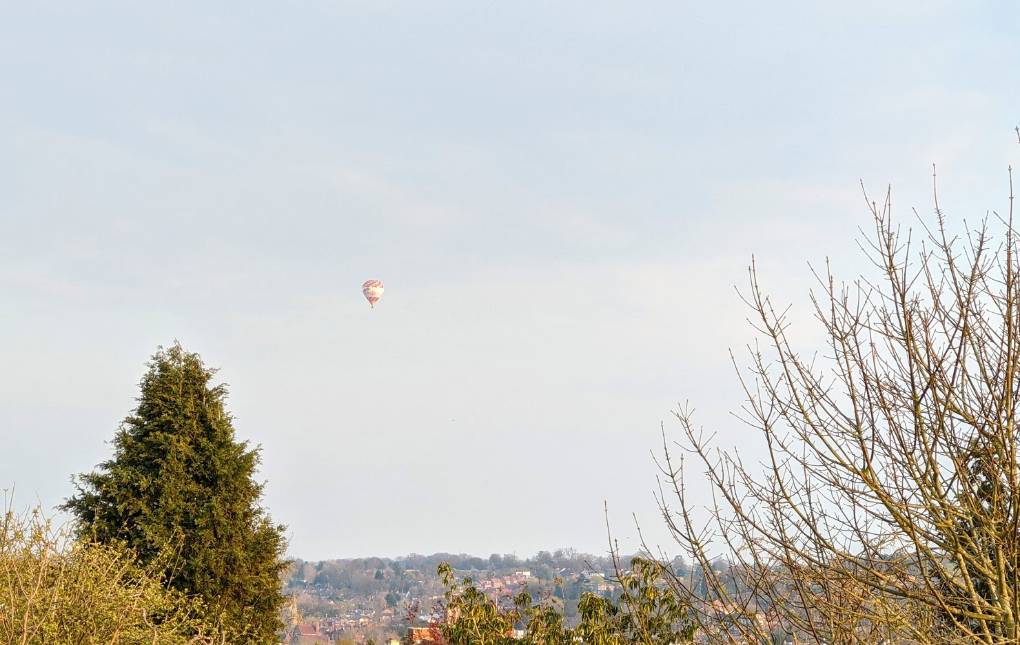 Berkhamsted, Herts, Fine spring weather...