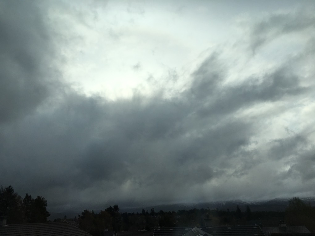 Grantown on Spey, , Rain approaching ...