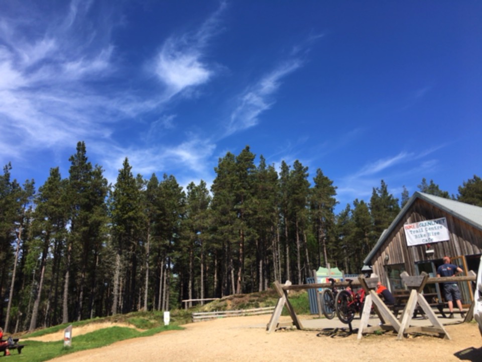 Glenlivet, Moray, Beautiful day for biking! ...