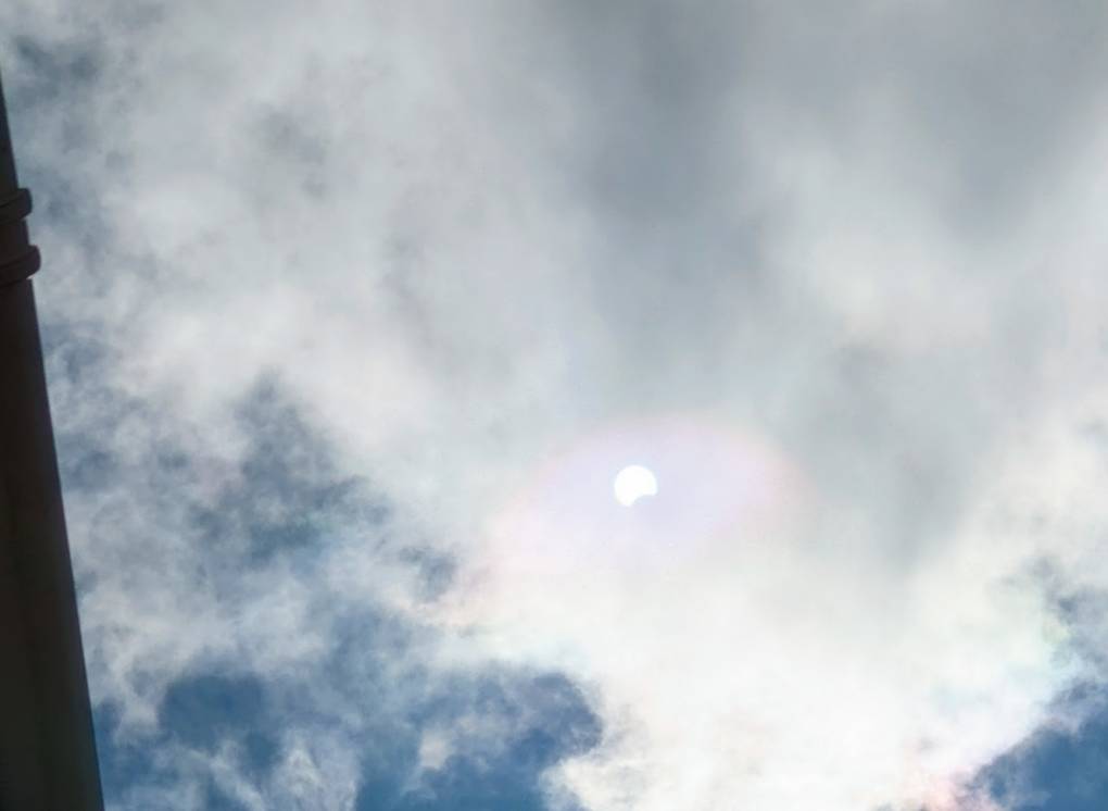 Berkhamsted, Herts, Solar eclipse on 10th June 2021...