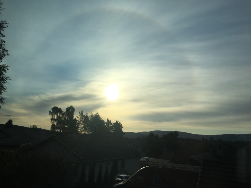 Grantown on Spey, , Fine halo this morning. ...