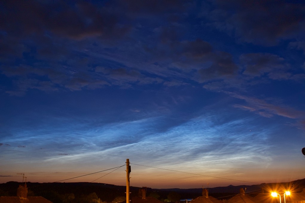Leek, Staffordshire, More Noctilucent clouds tonight as the clouds cleared just in time.....