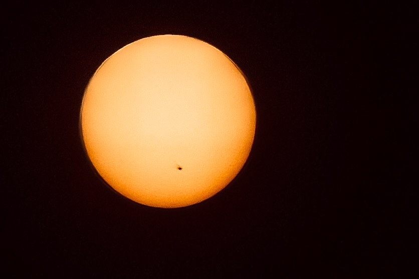 leek, staffordshire, Managed to spot the big sunspot this afternoon…...