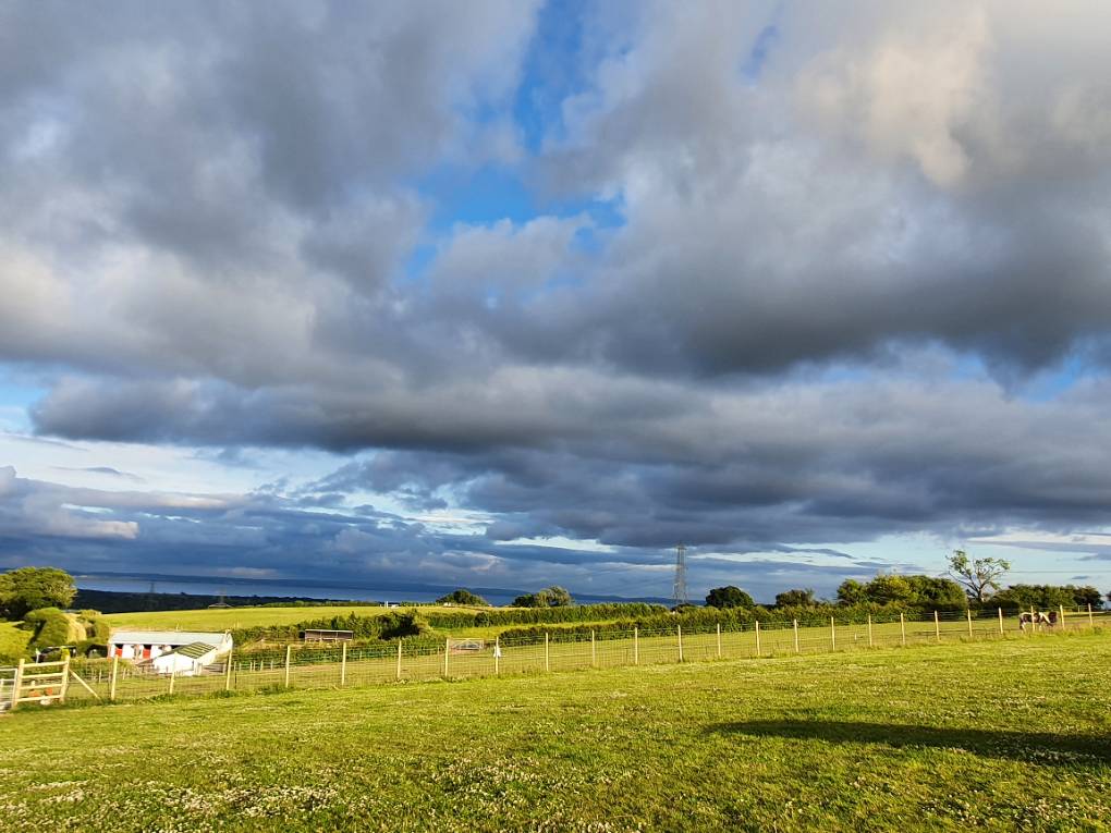 Bassaleg, Newport, Sunny showers ...