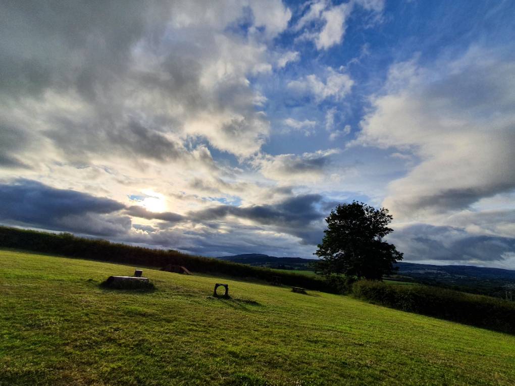 Bassaleg, Newport, Sunny showers ...