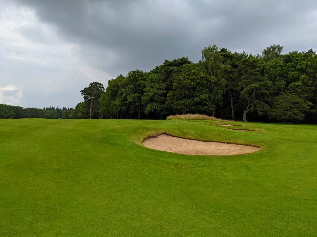 Beaconsfield, Buckinghamshire, Dark skies over the golf course...