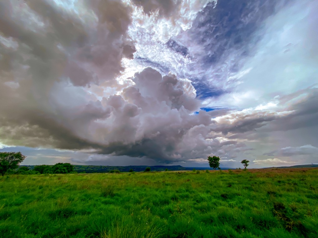 leek, staffordshire, Stormy showers last week.....
